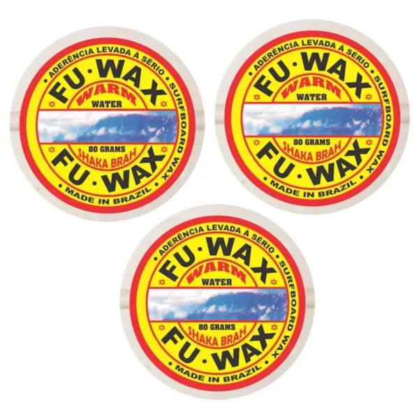 Kit 03 Parafinas Fu Wax Sortidas 80g
