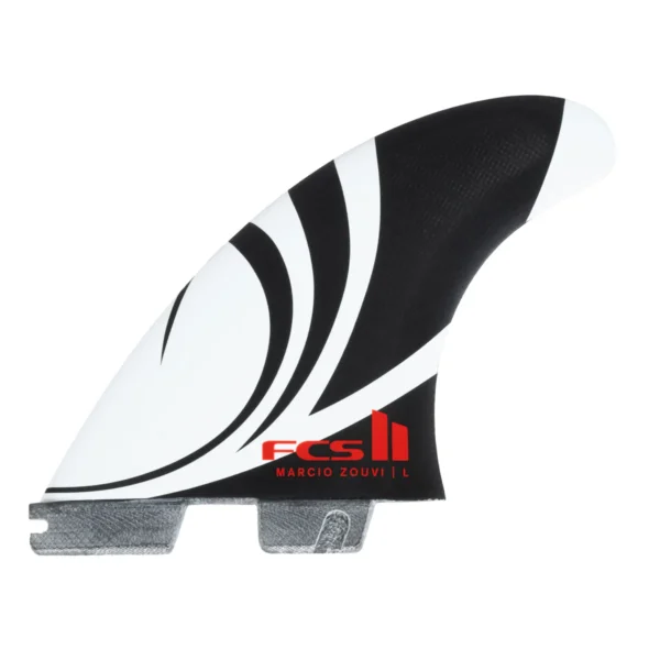 Quilhas FcsII Sharpeye PC Black/White Large Tri Retail Fins