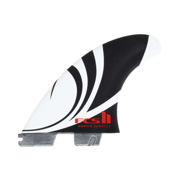 Quilhas FcsII Sharpeye PC Black/White Large Tri Retail Fins