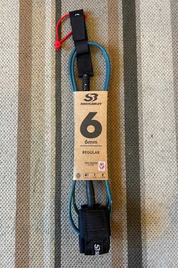 Leash Surf Pro Regular 6' 6mm Silverbay - Azul Petroleo
