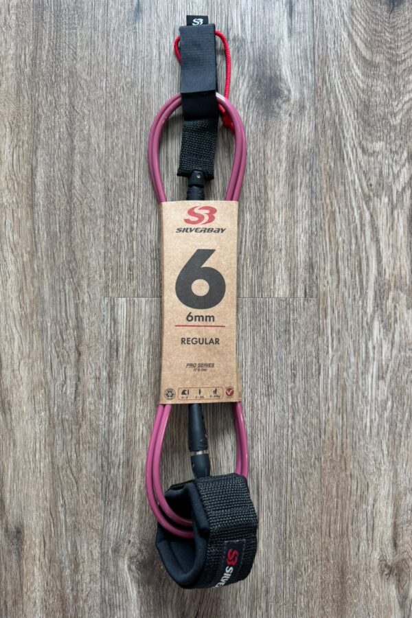 Leash Surf Pro Regular 6' 6mm Silverbay - Marshala