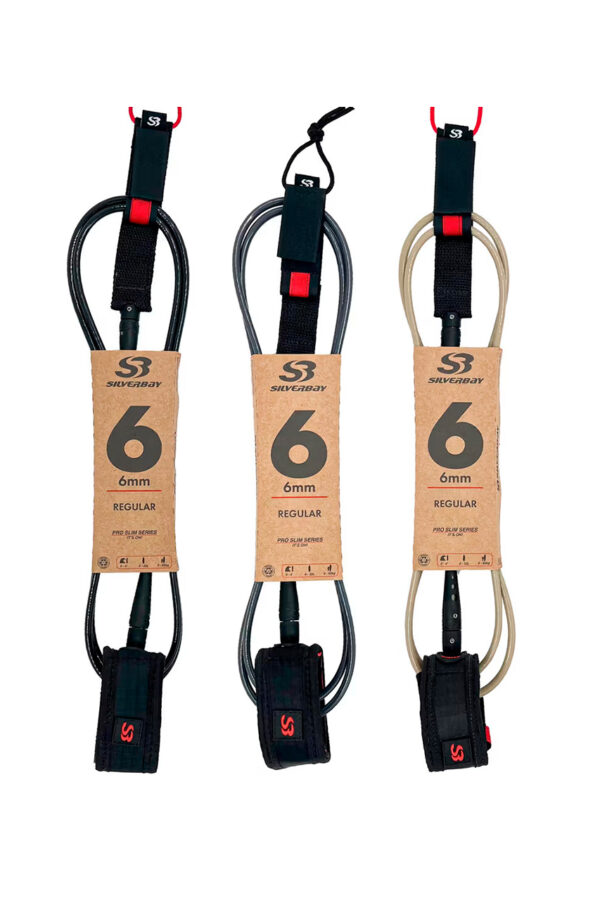 Leash Surf Pro Regular 6' 6mm Silverbay