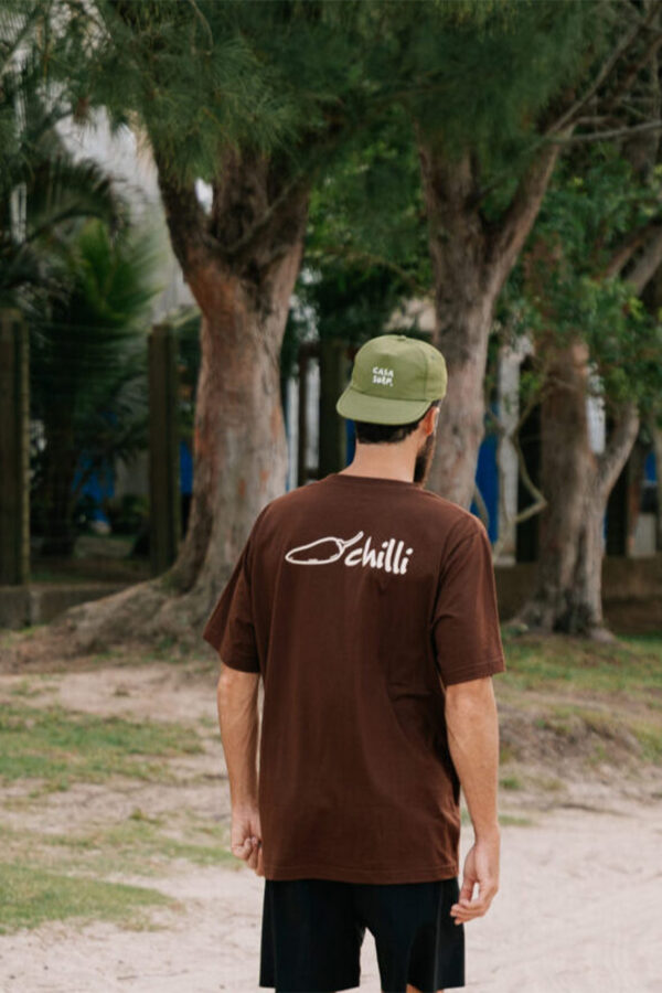 Camiseta classic marrom Chilli Surfboards