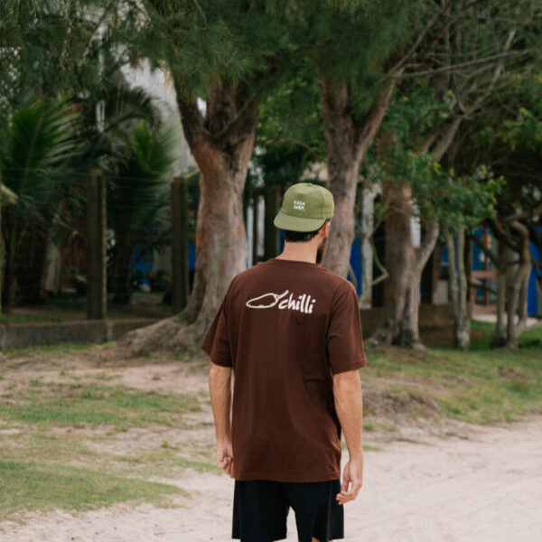 Camiseta classic marrom Chilli Surfboards